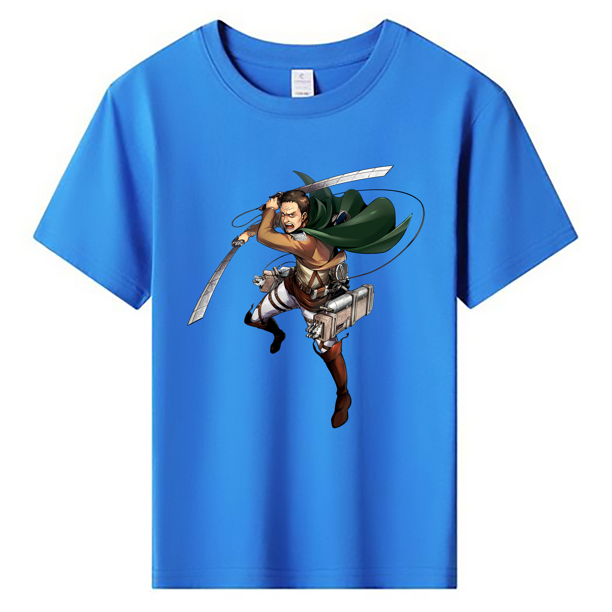 （画像用） 進撃の巨人 Attack on Titan 綿100％キッズTシャツ（フロントプリント）